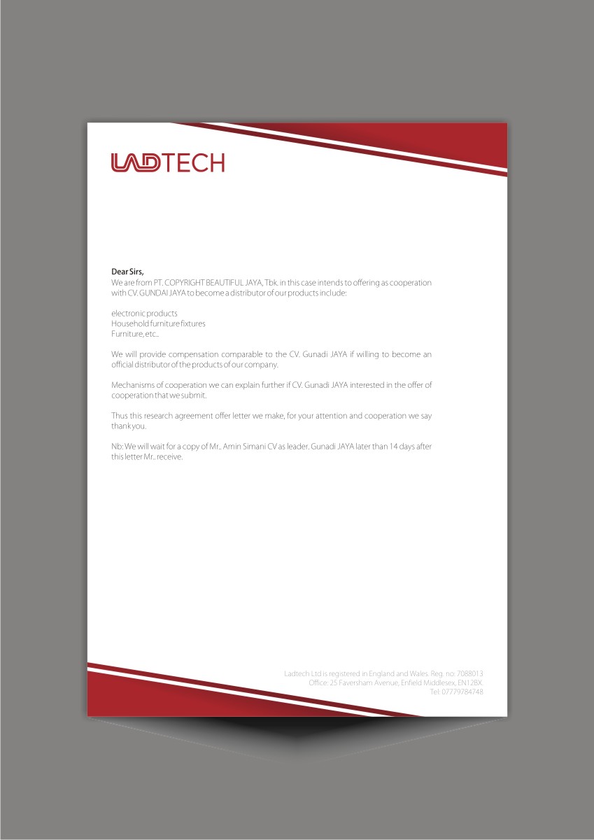 Briefkopf-Design von depanda für Ladtech Ltd | Design #2609007