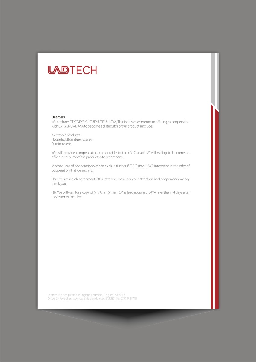 Briefkopf-Design von depanda für Ladtech Ltd | Design #2609017
