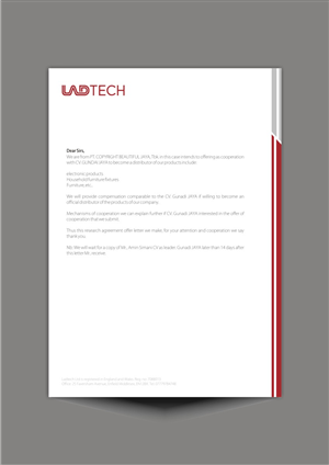 Briefkopf-Design von depanda für Ladtech Ltd | Design: #2609017