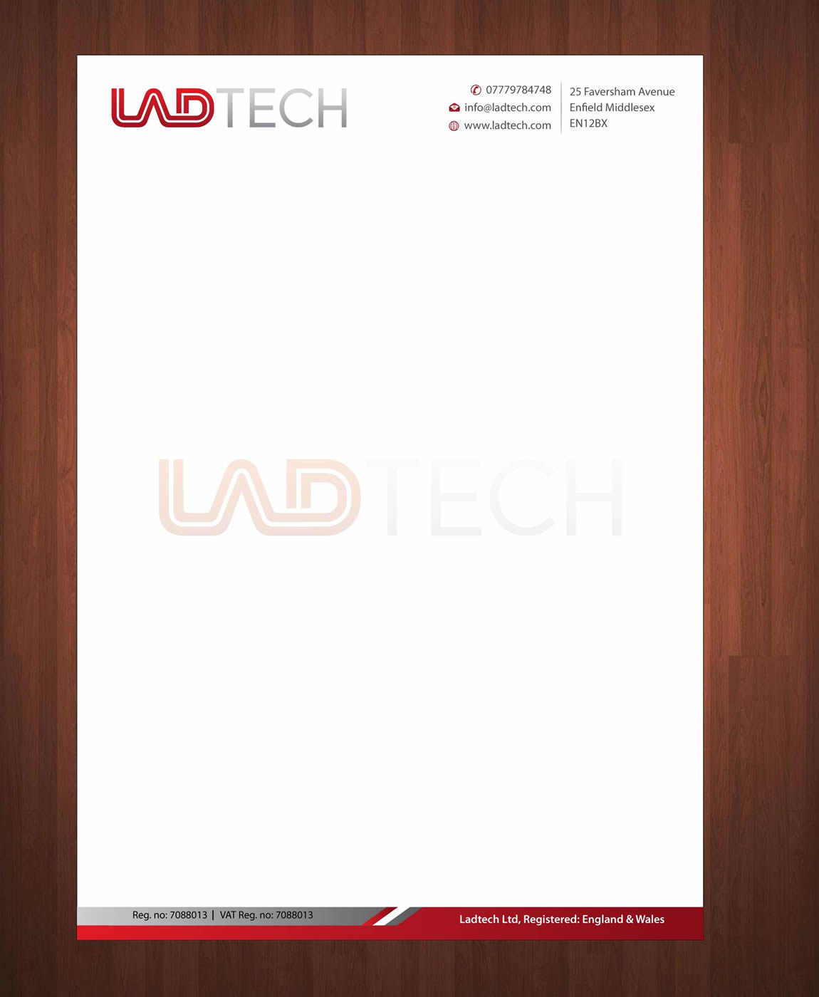 Diseño de Membrete por Sbss para Ladtech Ltd | Diseño #2510831