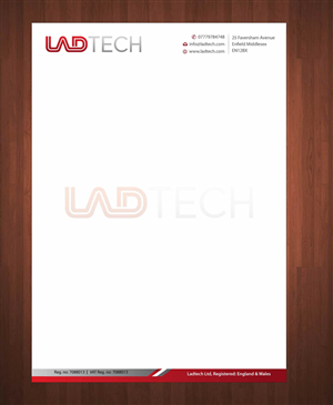Ladtech Letter head | Diseño de Membrete por Sbss