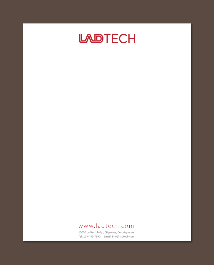 Letterhead Design by meet007 for Ladtech Ltd | Design #2497149