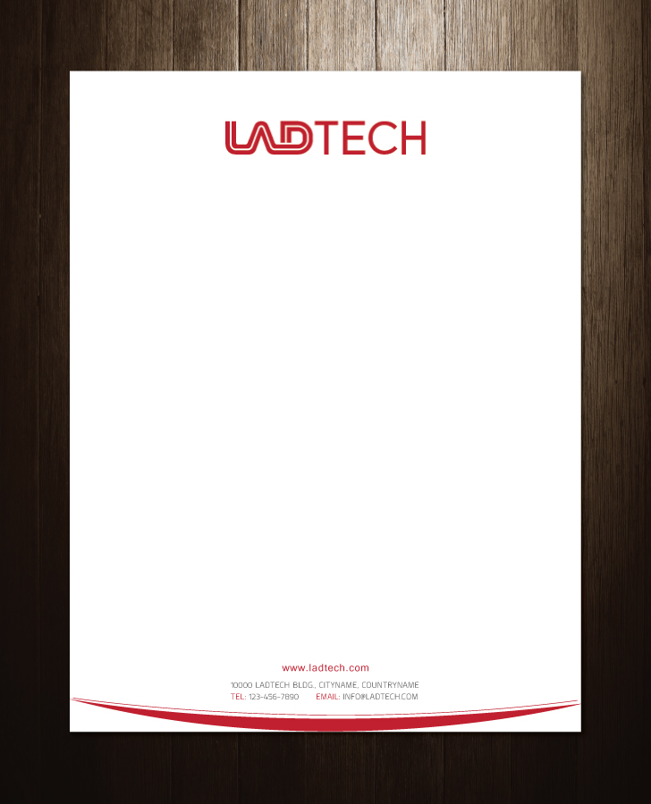 Letterhead Design by meet007 for Ladtech Ltd | Design #2501882