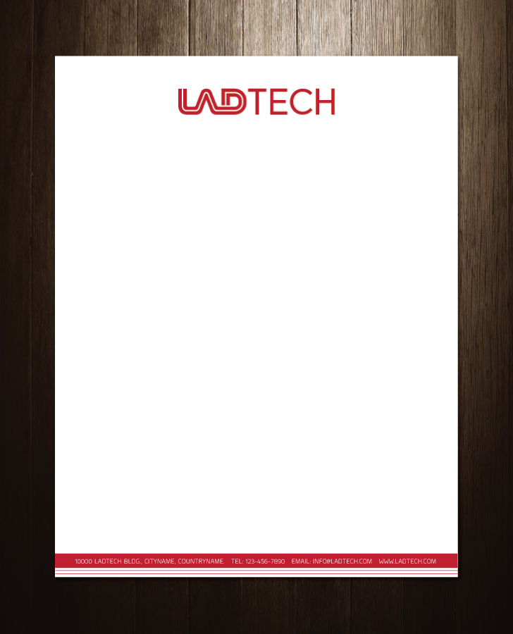 Letterhead Design by meet007 for Ladtech Ltd | Design #2501897