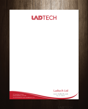 Letterhead Design by meet007 for Ladtech Ltd | Design: #2544459