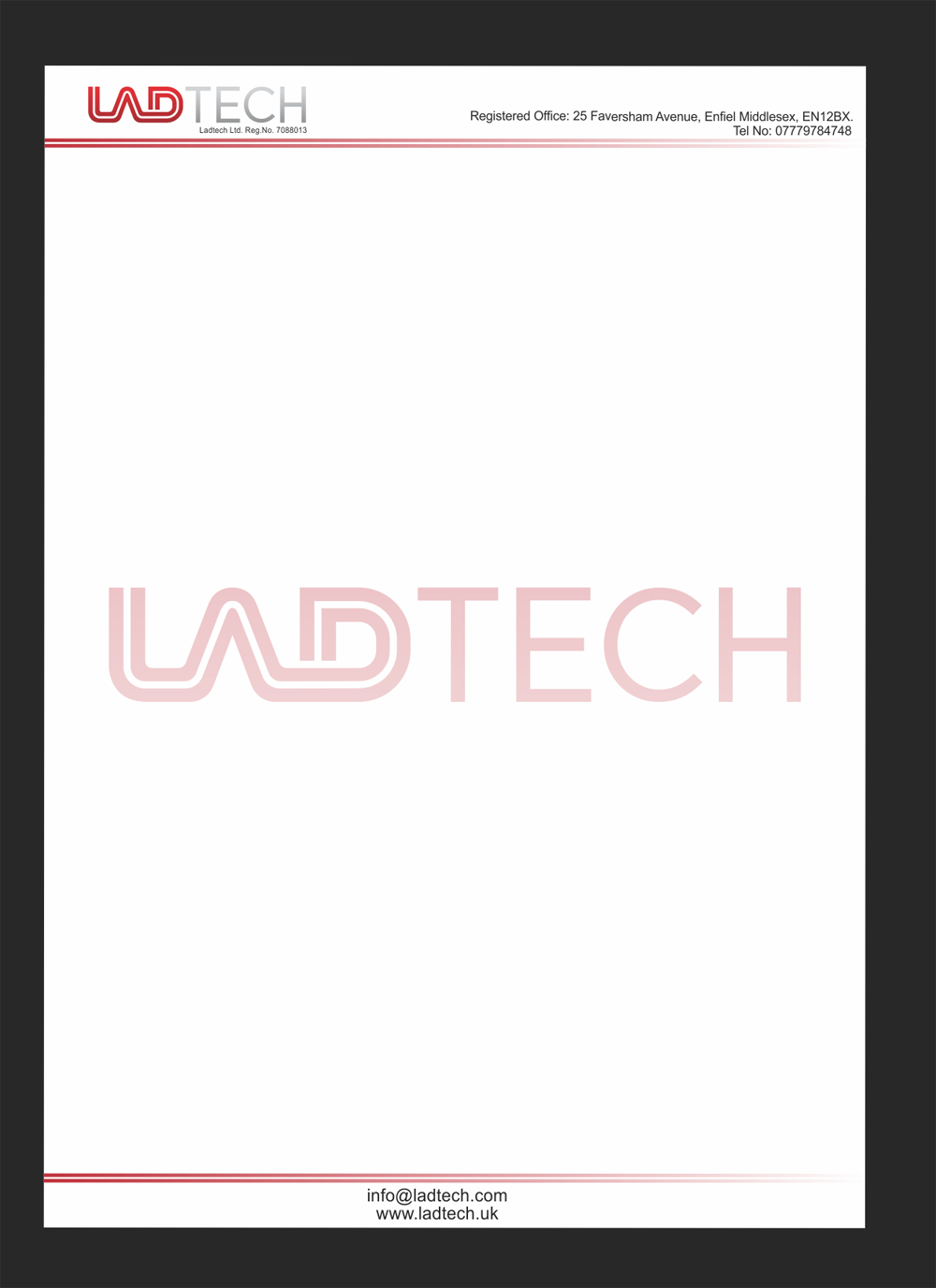 Design En-Tête par pradeep kumar pour Ladtech Ltd | Design #2554178
