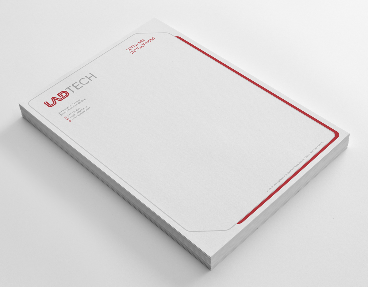 Letterhead Design by logodentity for Ladtech Ltd | Design #2504334