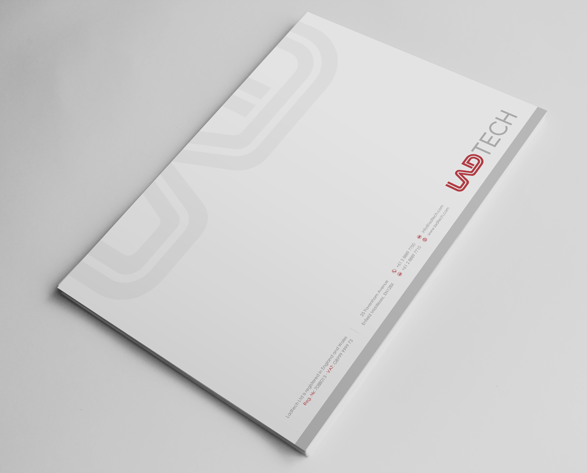 Diseño de Membrete por logodentity para Ladtech Ltd | Diseño #2504410