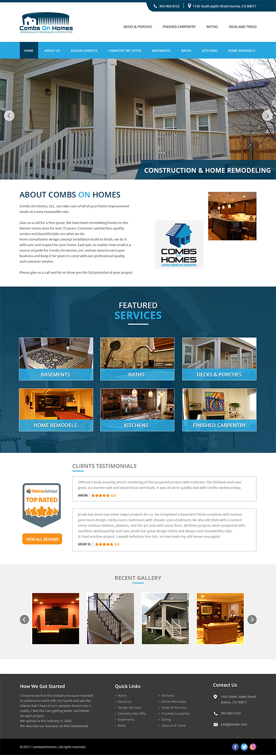Web-Design von Designanddevelopment für dieses Projekt | Design: #14065854