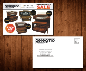 Postcard Design by Designers Hub for Pellegrino Music Center | Design: #14020556