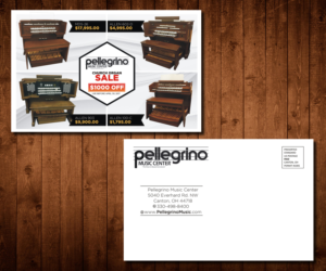 Postcard Design by Designers Hub for Pellegrino Music Center | Design: #14024719