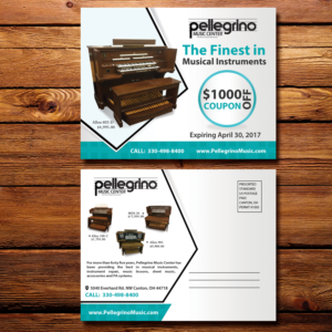 Postcard Design by creative.bugs for Pellegrino Music Center | Design: #14025522