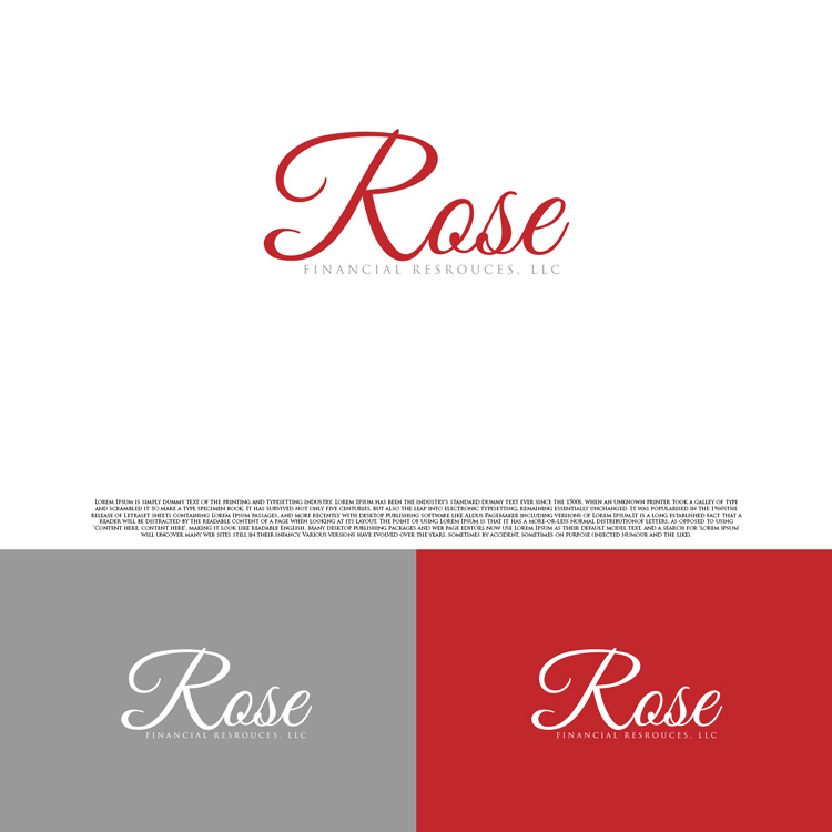 Logo Design by DesignDUO for Rose Financial Resources, LLC | Design #14053332