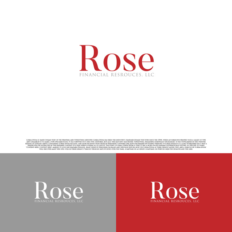Logo Design by DesignDUO for Rose Financial Resources, LLC | Design #14053335