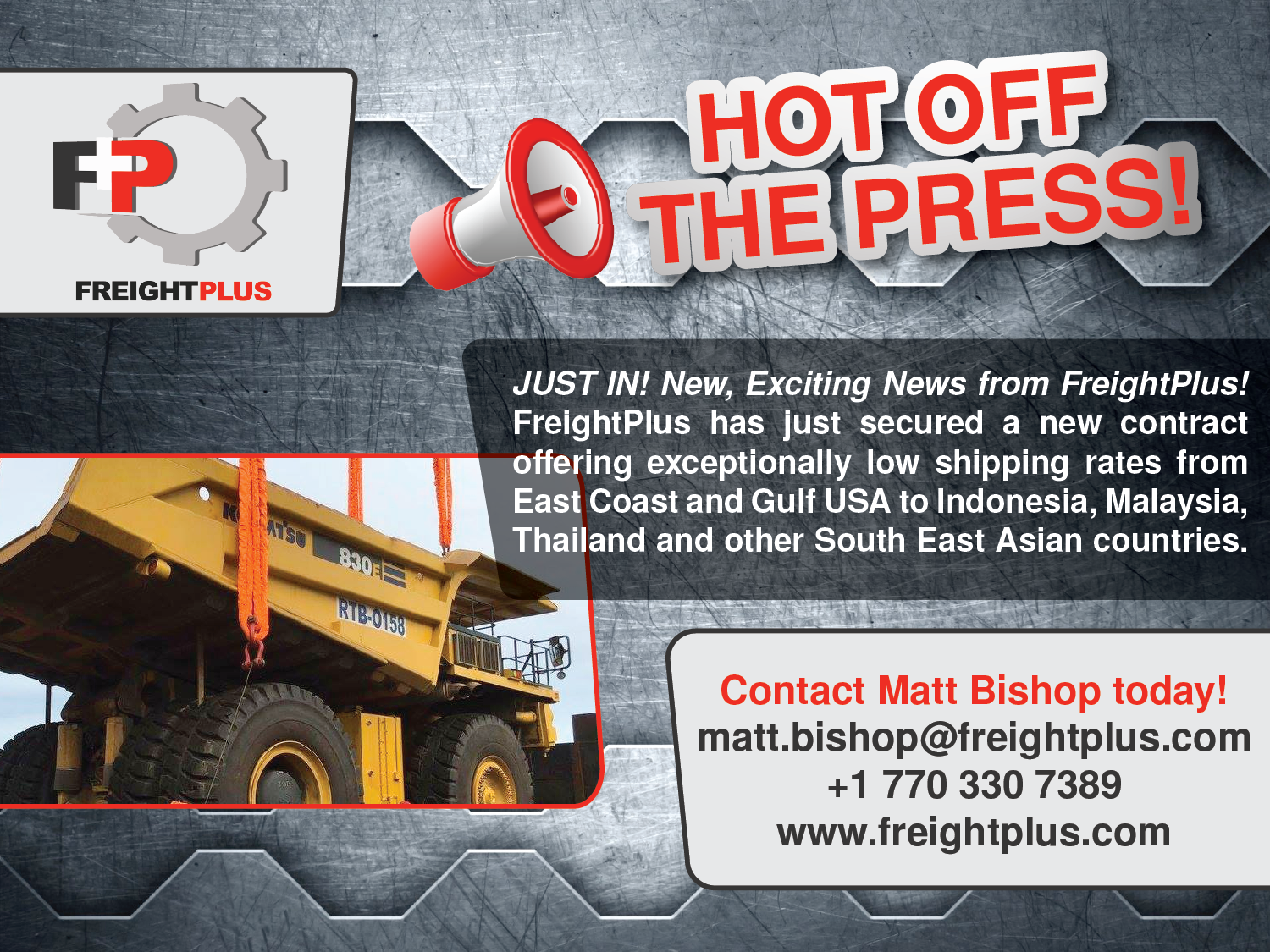 Flyer Design by amtut for Freightplus (USA) Inc. | Design #13997269
