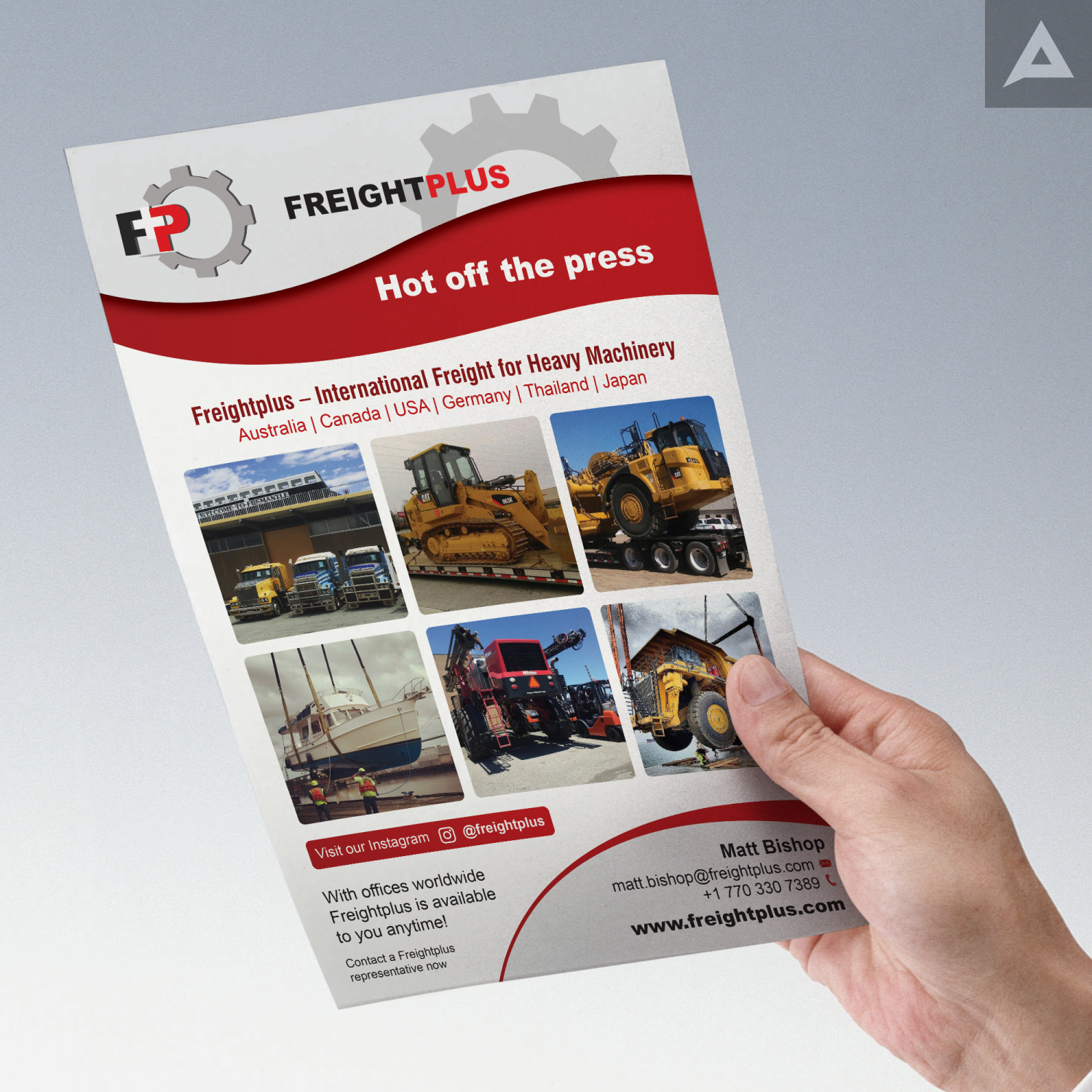 Diseño de Flyer por adiazudin para Freightplus (USA) Inc. | Diseño #13999451