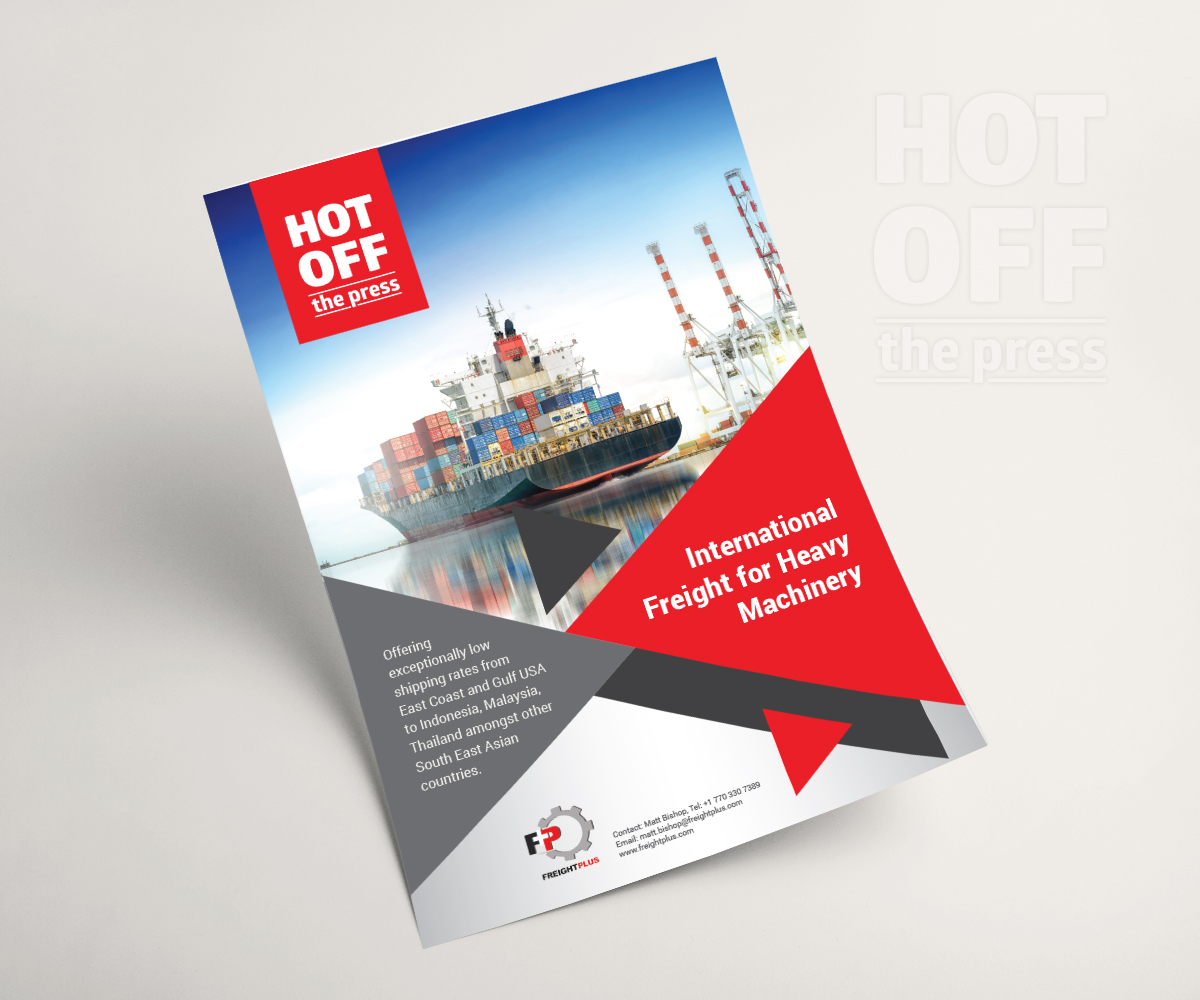 Diseño de Flyer por Deviantstore para Freightplus (USA) Inc. | Diseño #14005943