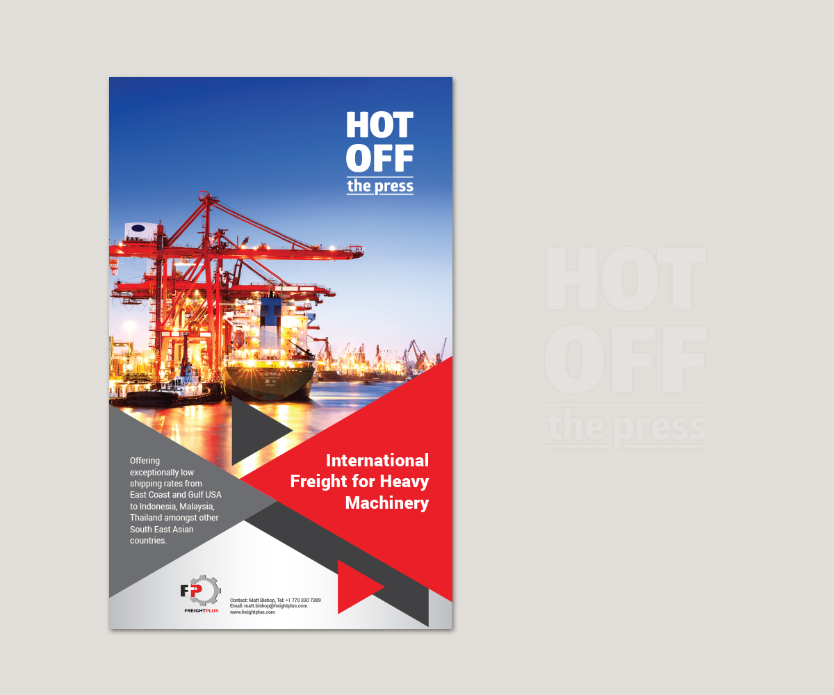 Flyer Design by Deviantstore for Freightplus (USA) Inc. | Design #14005944