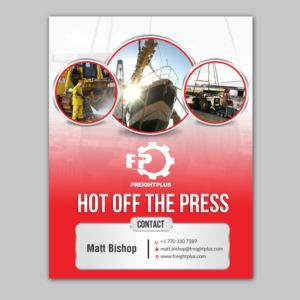 Flyer Design by creative.bugs for Freightplus (USA) Inc. | Design: #14001991