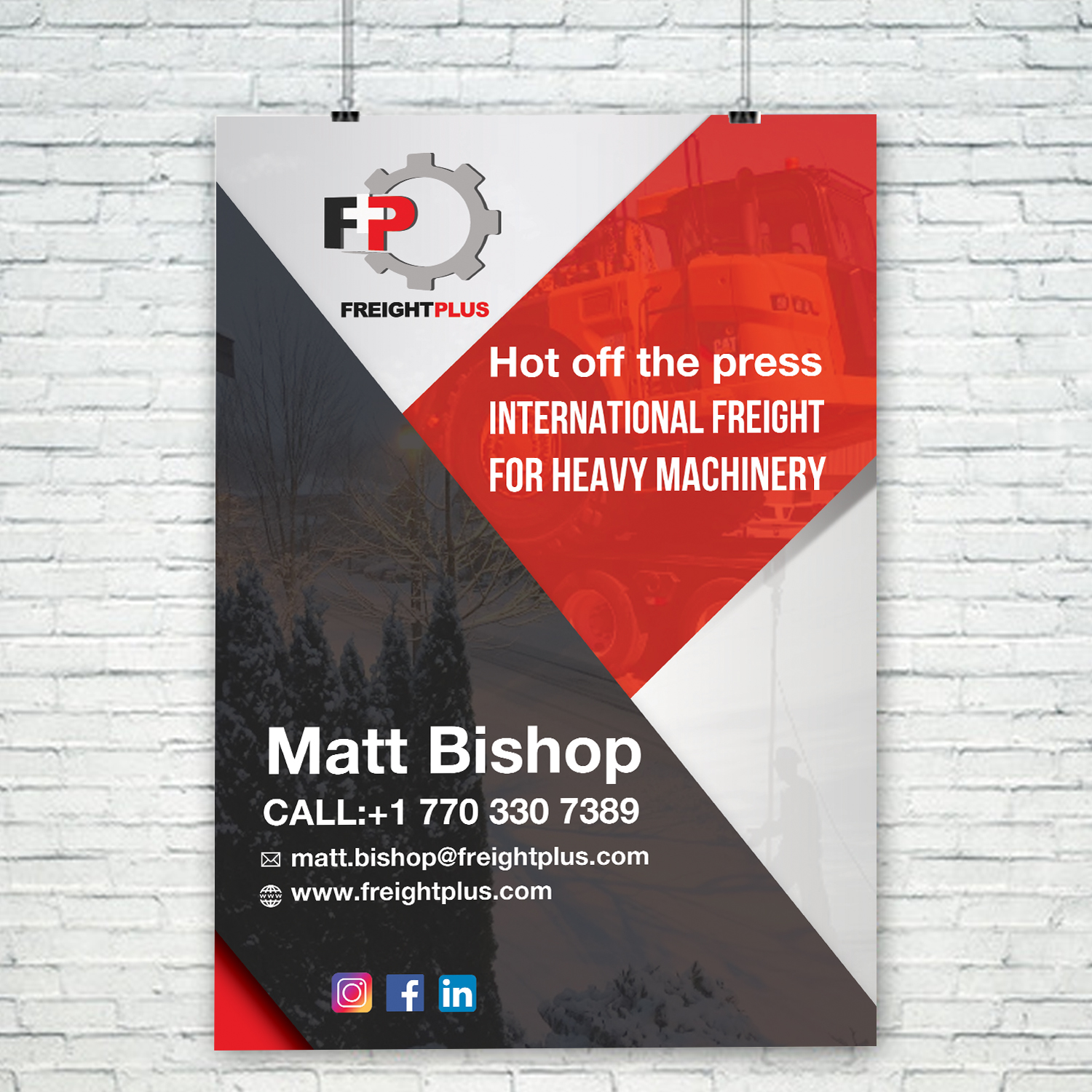Flyer Design by creative.bugs for Freightplus (USA) Inc. | Design #14006586