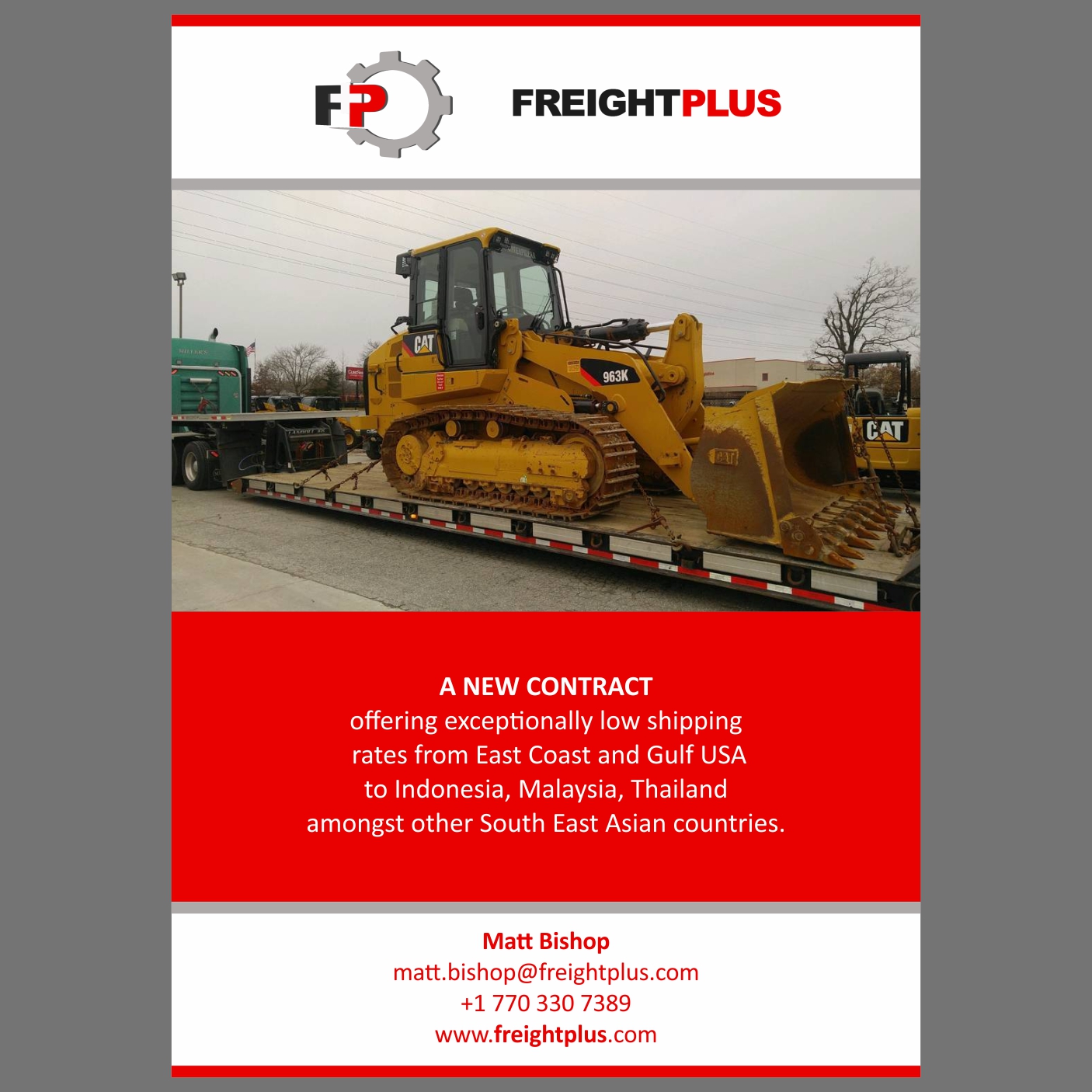 Flyer-Design von Gudio.id für Freightplus (USA) Inc. | Design #14002395