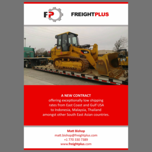 Flyer Design by Crietive Art for Freightplus (USA) Inc. | Design #14002395
