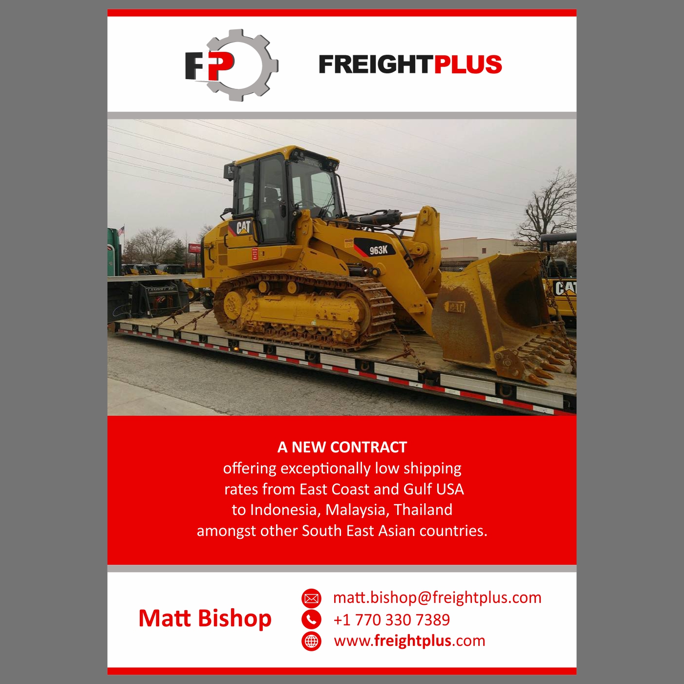 Flyer Design by Gudio.id for Freightplus (USA) Inc. | Design #14002634
