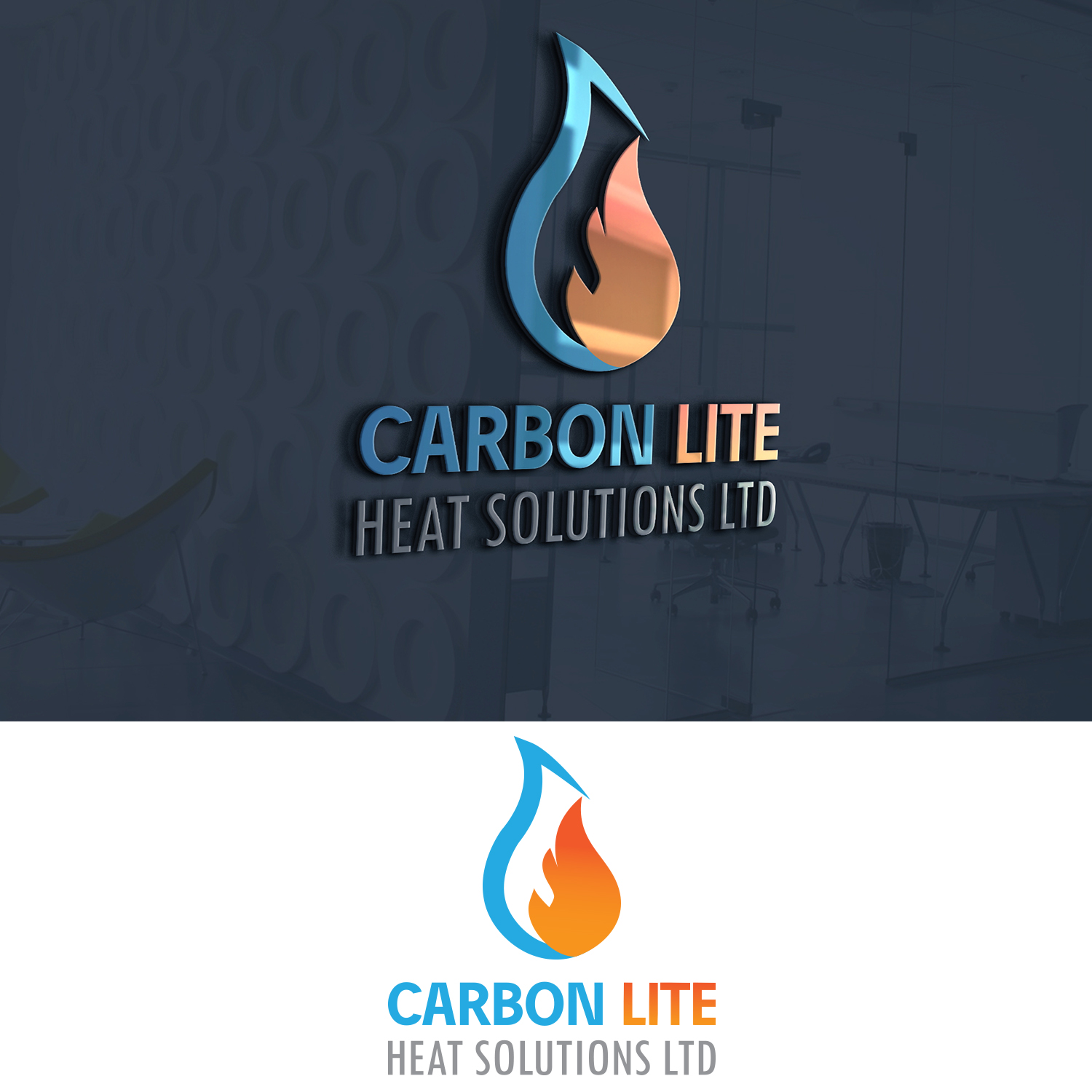 Diseño de Logo por jameskatholine para Carbon Lite Heat Solutions Ltd. | Diseño #14057807