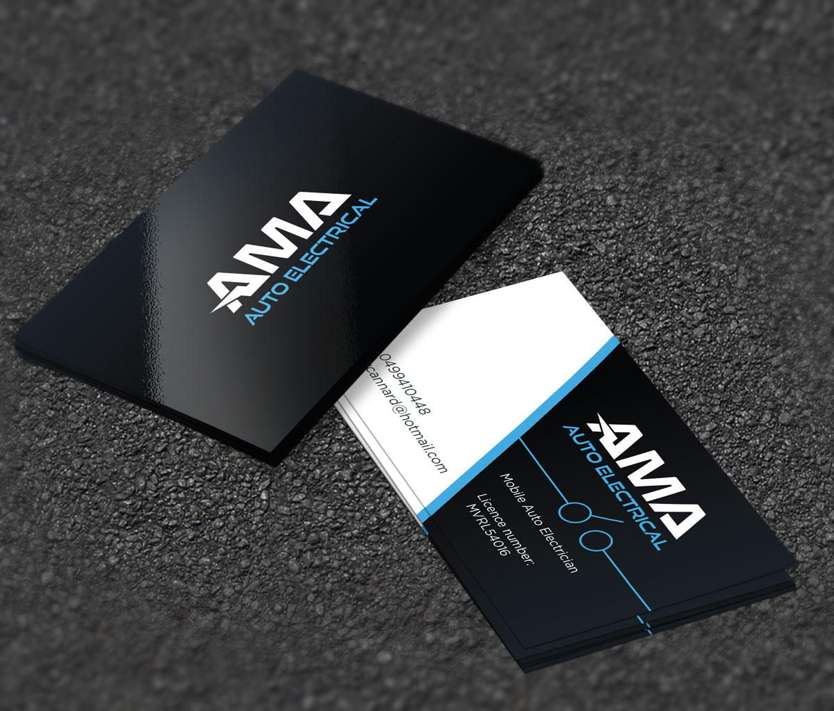 Business Card Design by Sergio Coelho for AMA Auto Electrical  | Design: #14016776