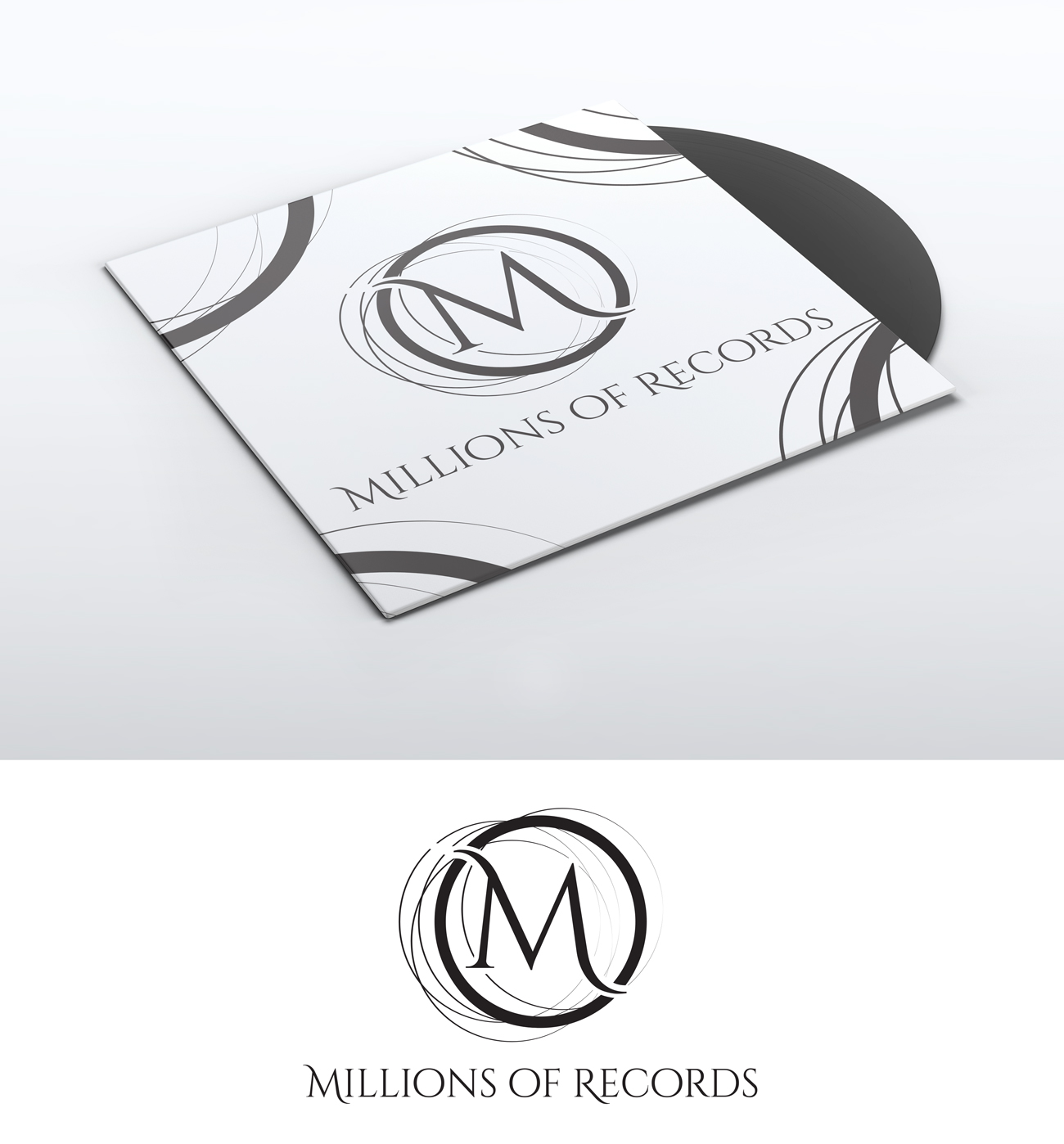 Logo Design by Impressive Solutions for Million of Records | Design #14006608