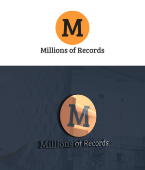 Logo Design by Impressive Solutions for Million of Records | Design: #14007463