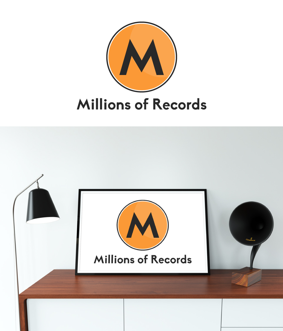Logo Design by Impressive Solutions for Million of Records | Design #14007465
