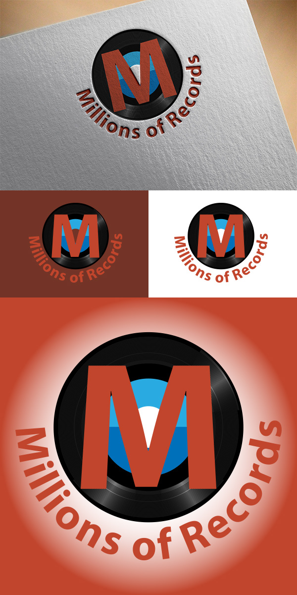 Logo Design by king solangi for Million of Records | Design #14004401