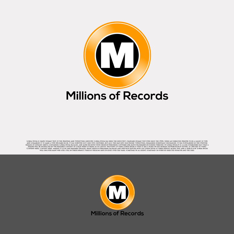 Logo Design by DesignDUO for Million of Records | Design #14065085