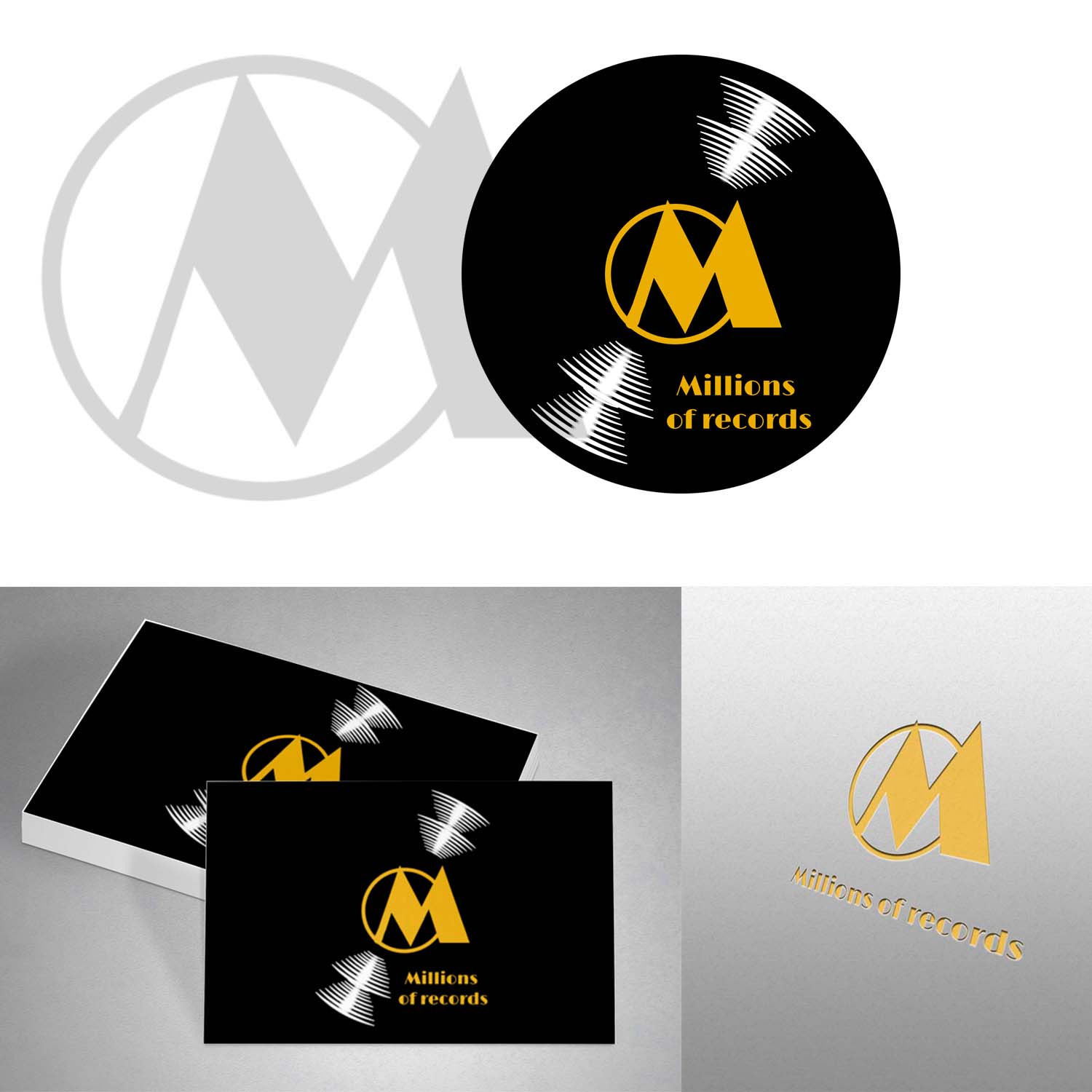 Diseño de Logo por Skandesignart para Million of Records | Diseño #14044997