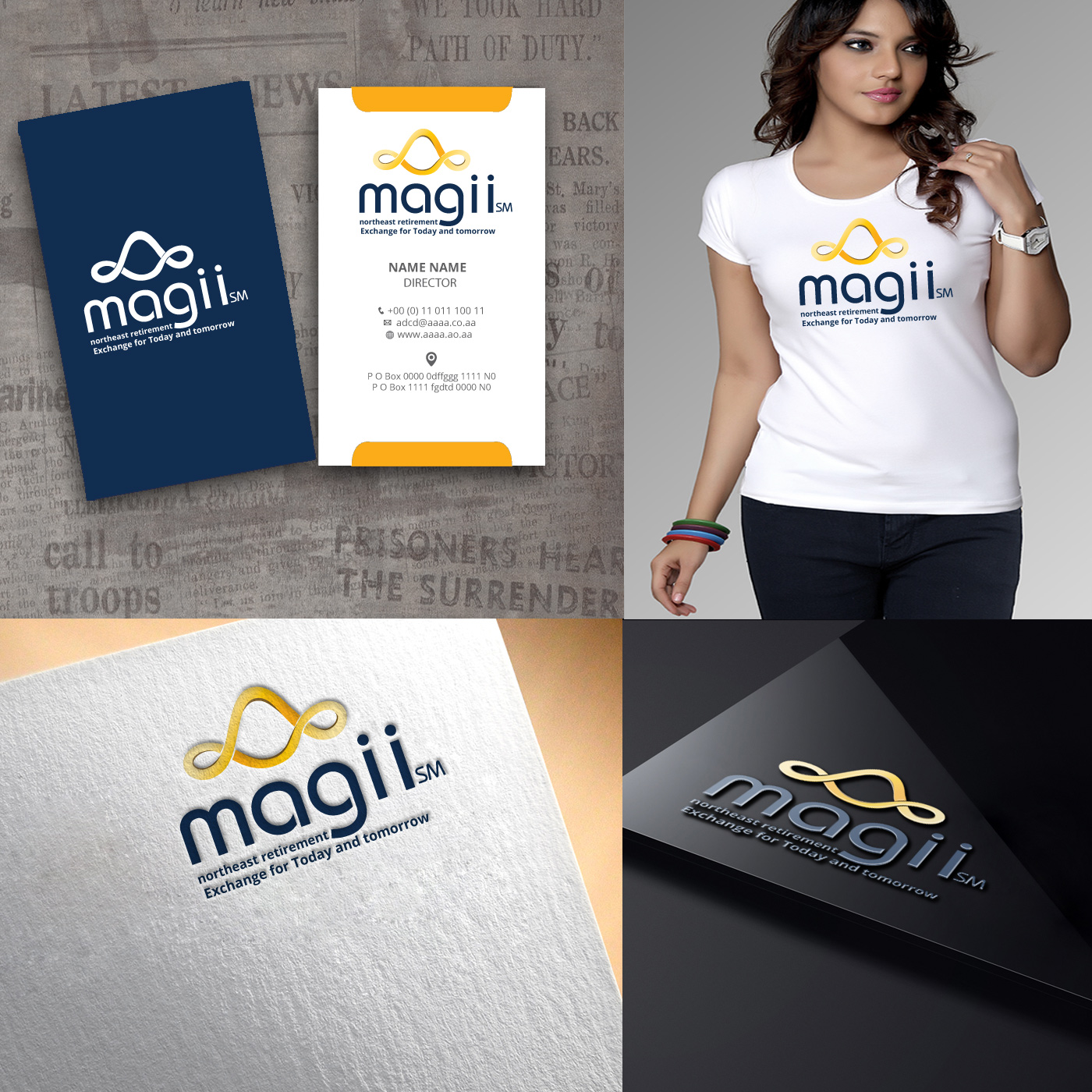 Logo Design by zebronicgraphic for magii pension services, llc | Design #14031842