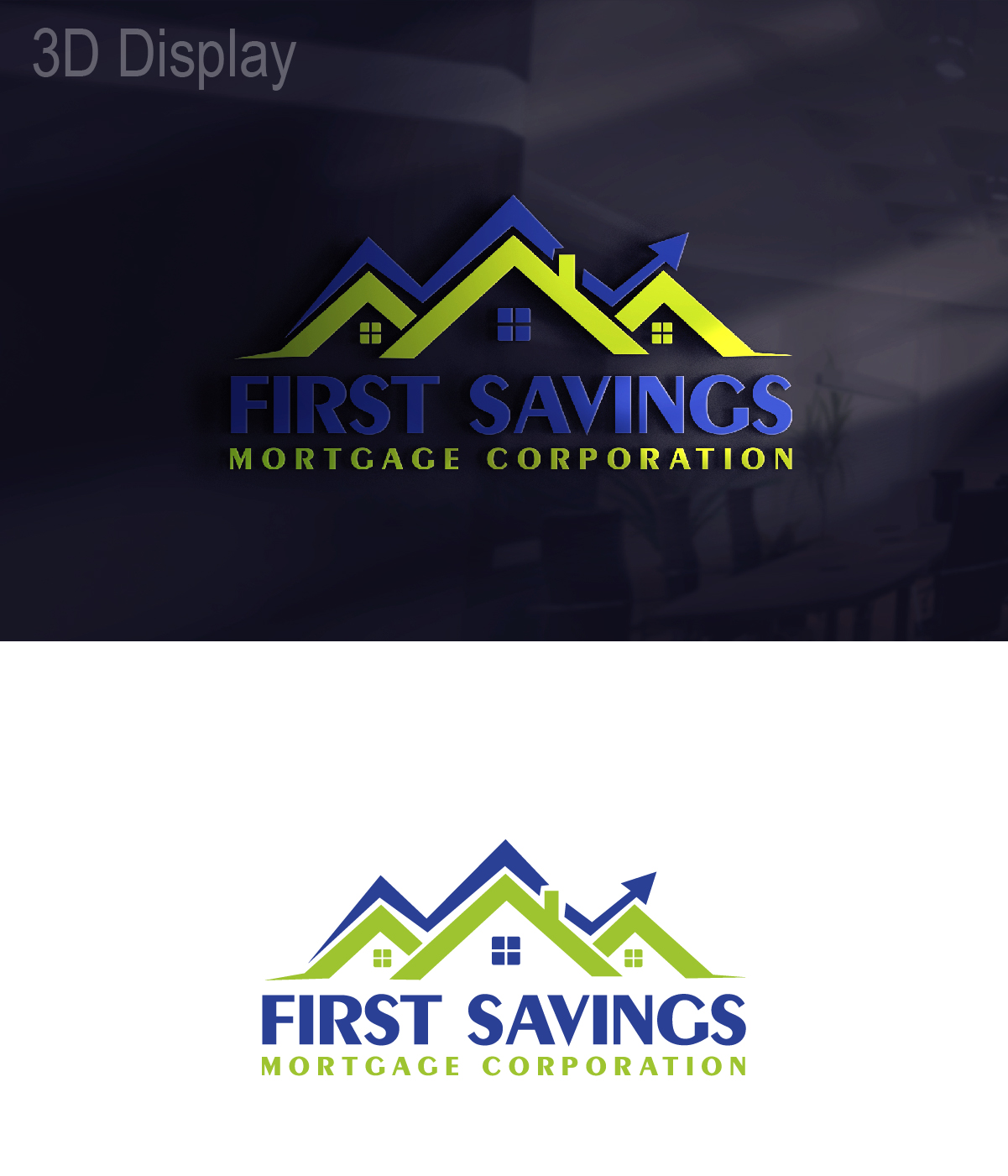 Logo Design by 3Guys for First Savings Mortgage Corporation | Design #14020917