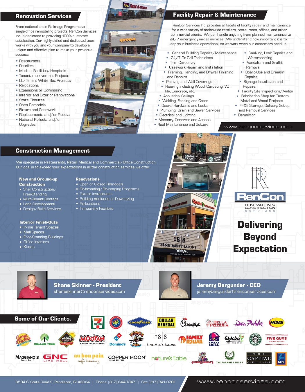 Brochure Design by Achiver for RenCon Services | Design #14262744