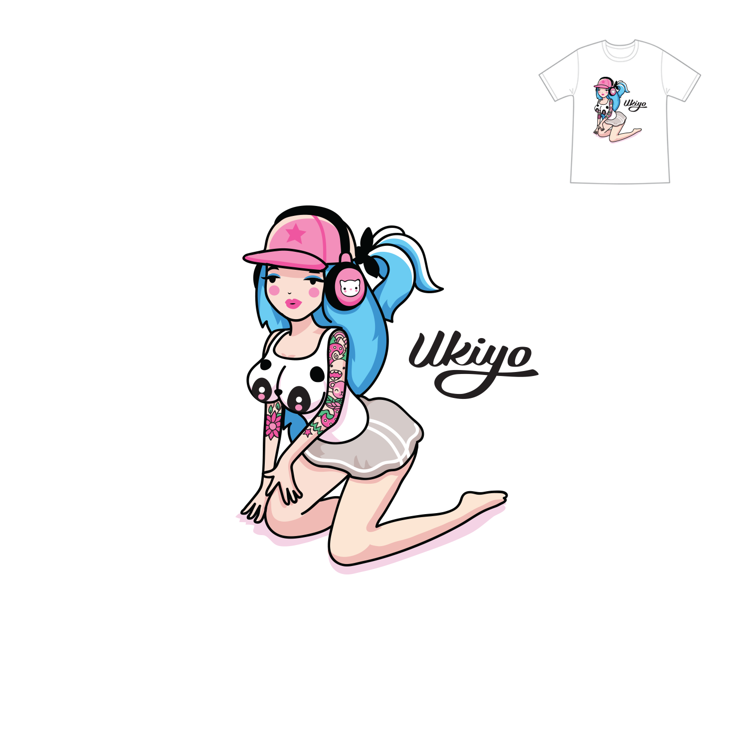 Illustration Design by Frontino graphic studio for Ukiyo | Design #14147909