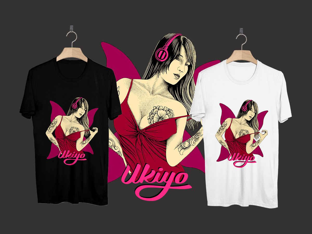 Illustration Design by brainessteinart for Ukiyo | Design #14193650