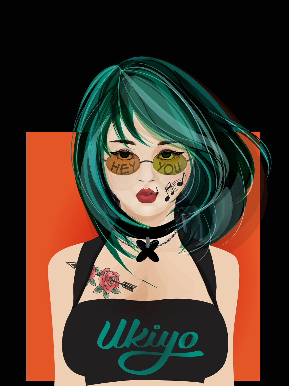 Illustration Design by Nguyen. for Ukiyo | Design #14088426