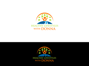 Logo Design by Slant Line Media for Healthy Lifestyles With Donna | Design: #14030626