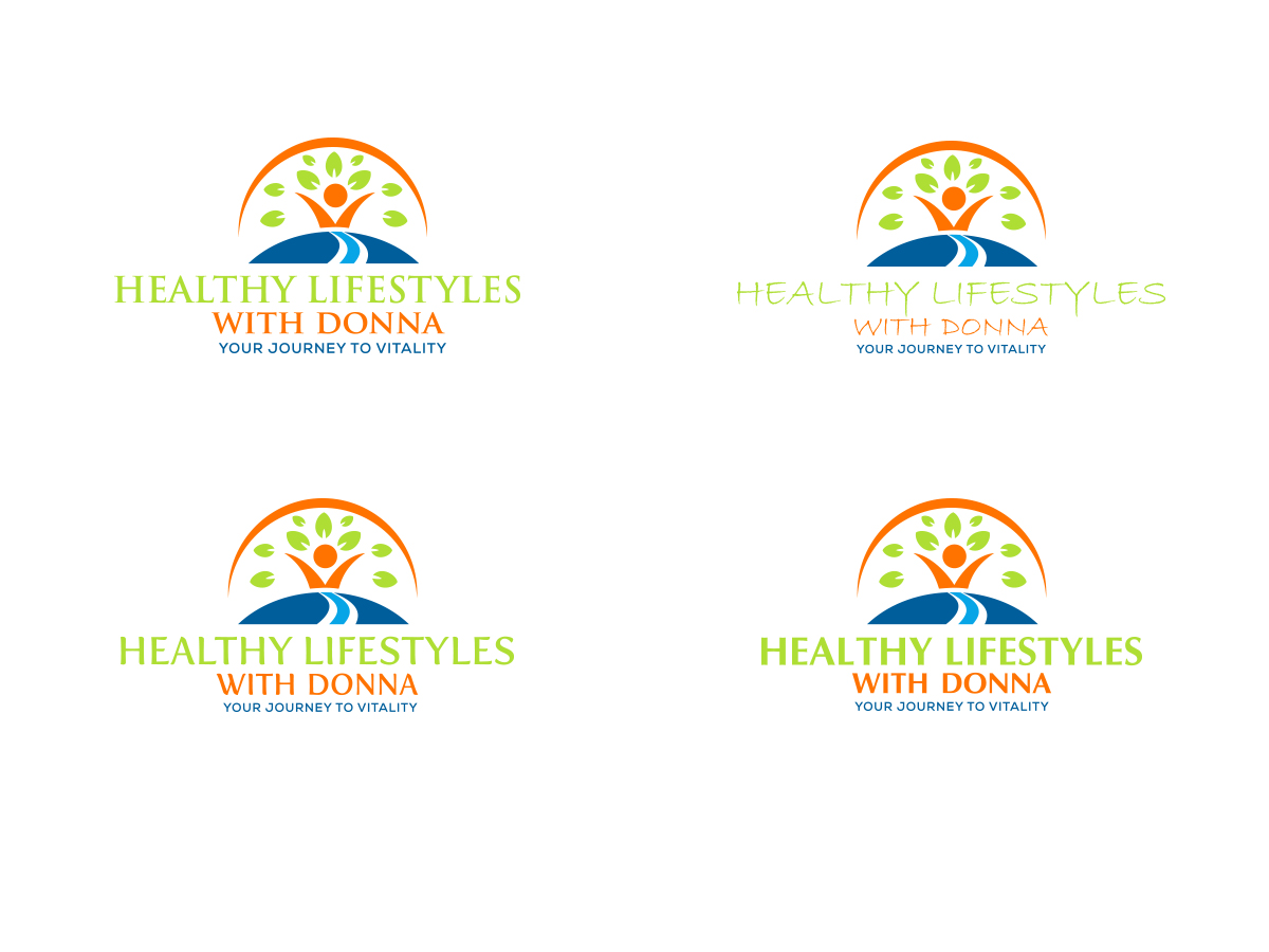 Diseño de Logo por Slant Line Media para Healthy Lifestyles With Donna | Diseño #14089200