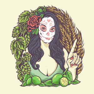 Illustration of a mexican sugar skull  | Diseño Con Ilustración por krizvector