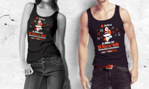 Healthcare IT company in search of a modern 5K race t-shirt design! | Design de T-shirt par Kero