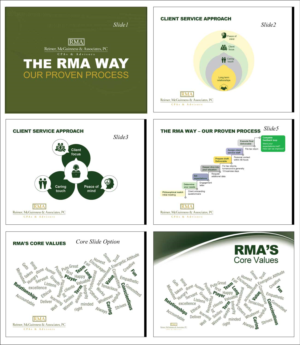 Design Graphique par Annie Creative Service pour Reimer, McGuinness & Associates, PC | Design : #14884592