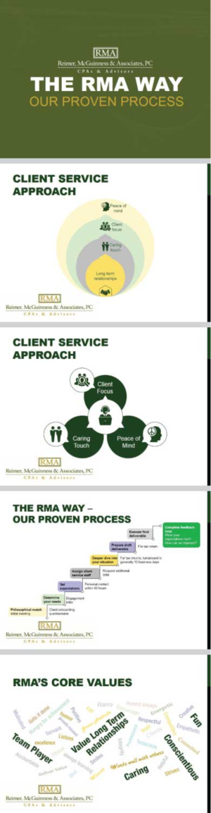 Design Graphique par Annie Creative Service pour Reimer, McGuinness & Associates, PC | Design : #14914870
