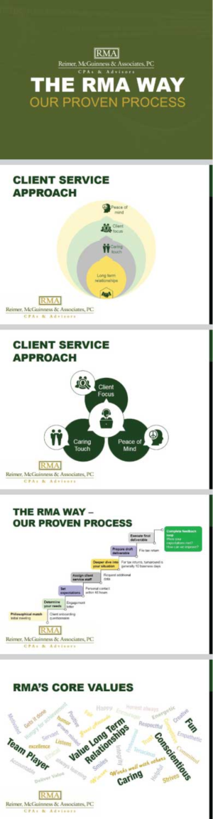 Design Graphique par Annie Creative Service pour Reimer, McGuinness & Associates, PC | Design : #14927168