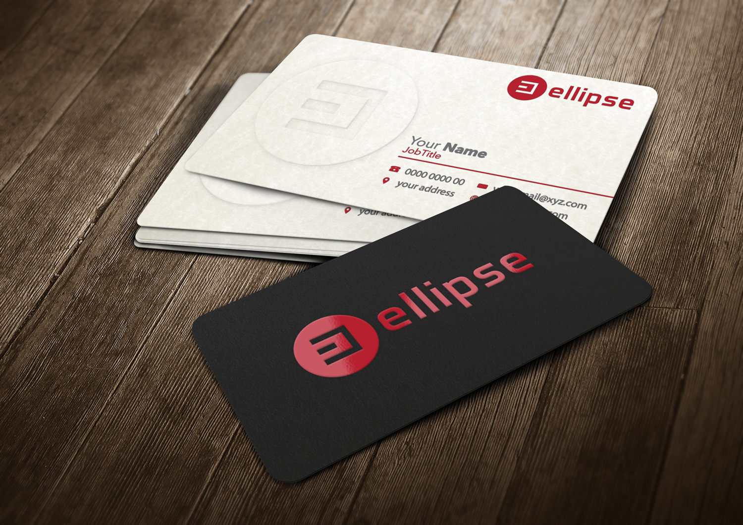 Business Card Design by Riz' for Ellipse  | Design #14037394