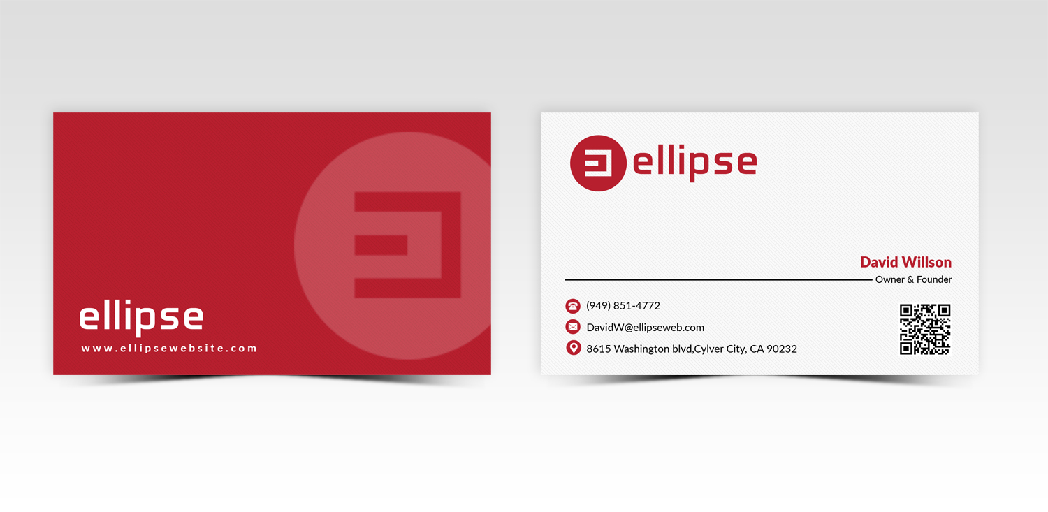 Business Card Design by Pointless Pixels India for Ellipse  | Design #14048498